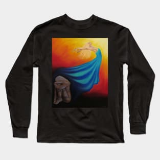 Depart the earth and Kiss the Sky Long Sleeve T-Shirt